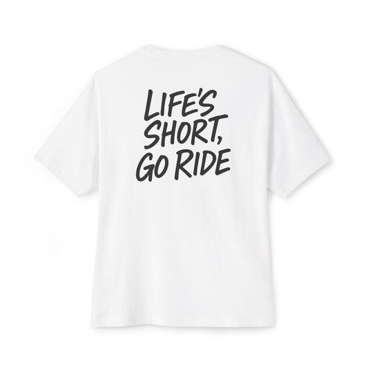 White Go Ride Tee