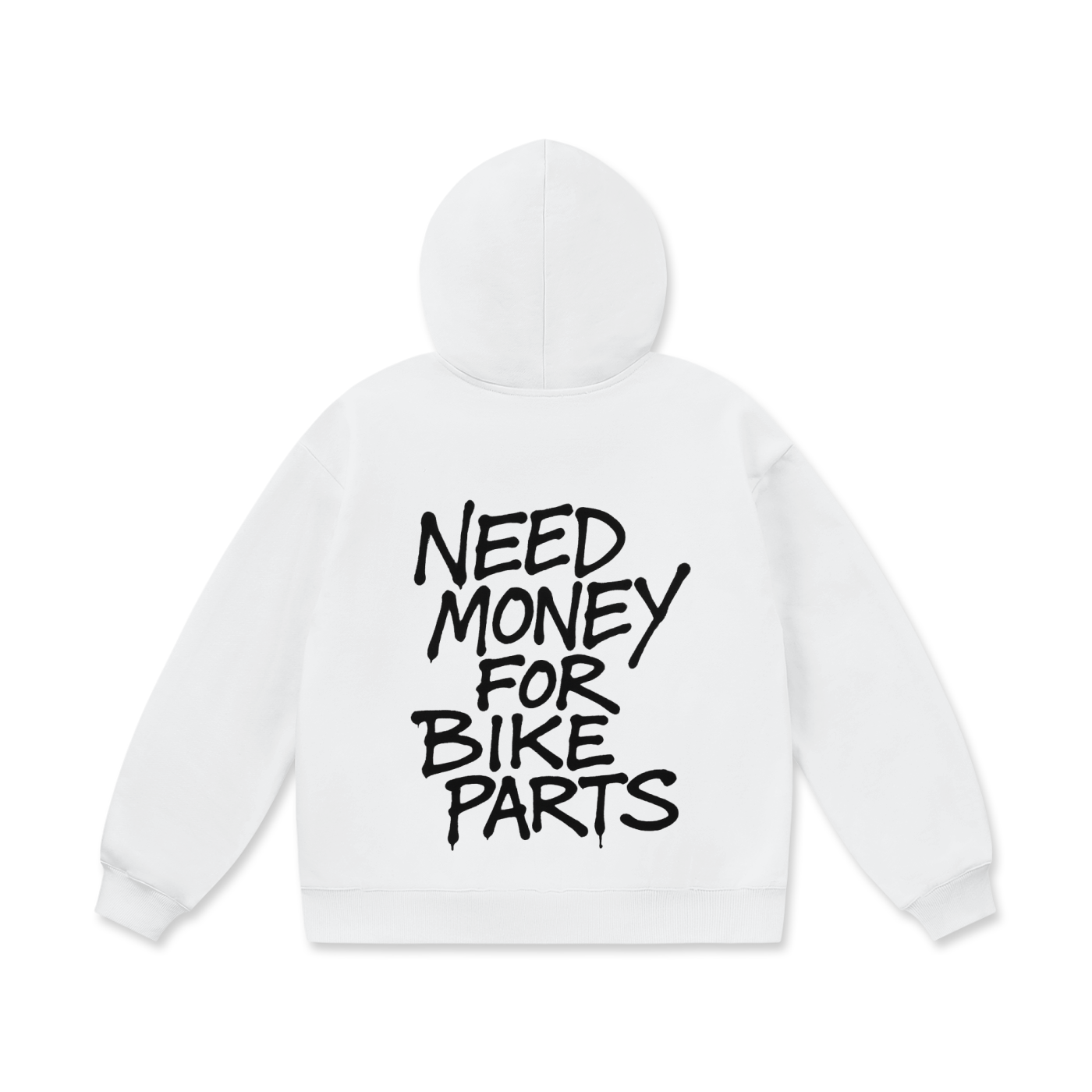 White Need Money Hoodie V3