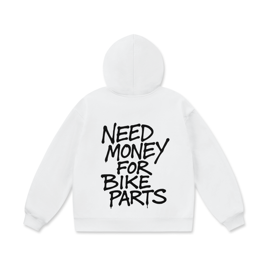 White Need Money Hoodie V3