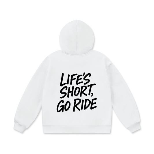 White Go Ride Hoodie V3