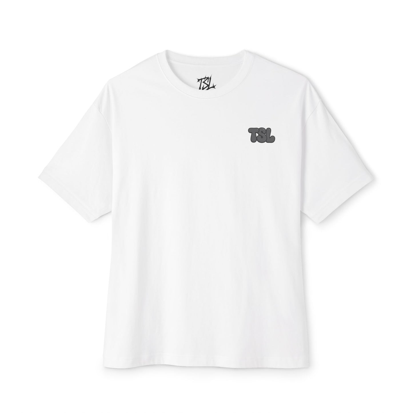 White TSL Bubble Letter Tee
