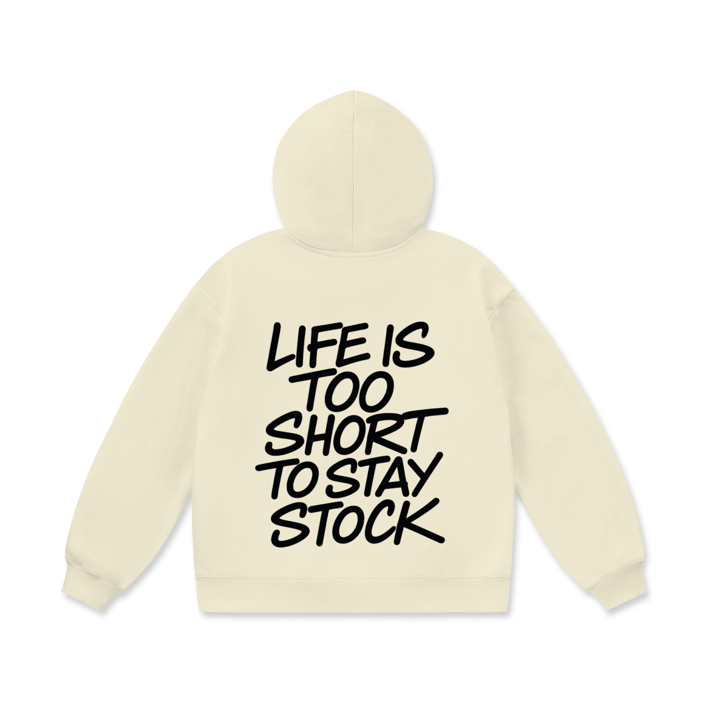 White Short Life Hoodie V3