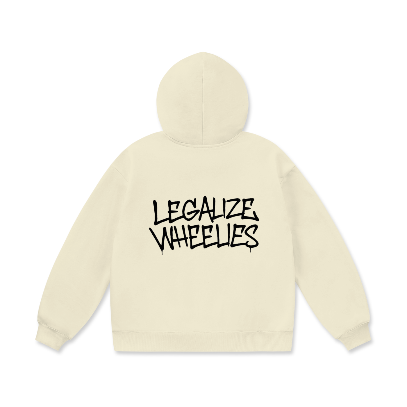 White Wheelies Hoodie V3