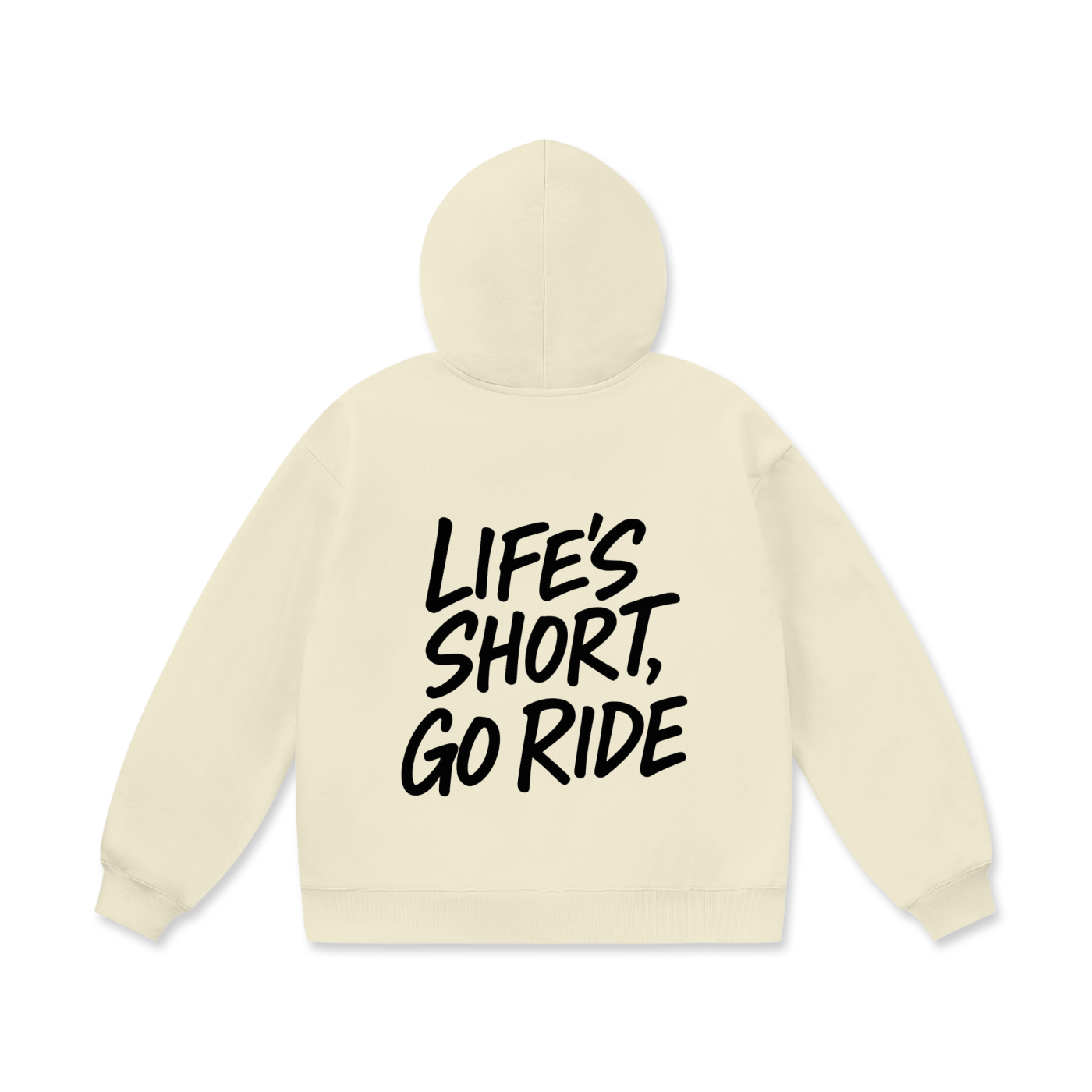 White Go Ride Hoodie V3