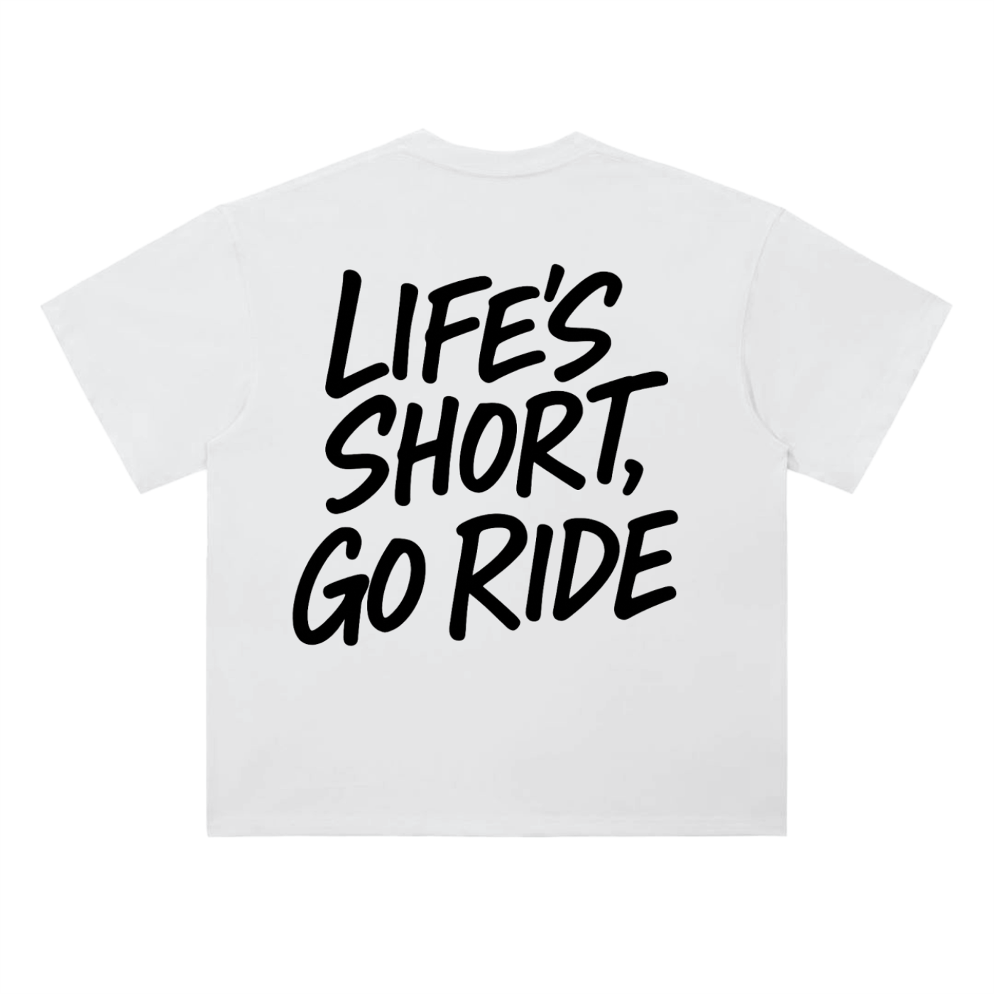 White Go Ride Tee V3