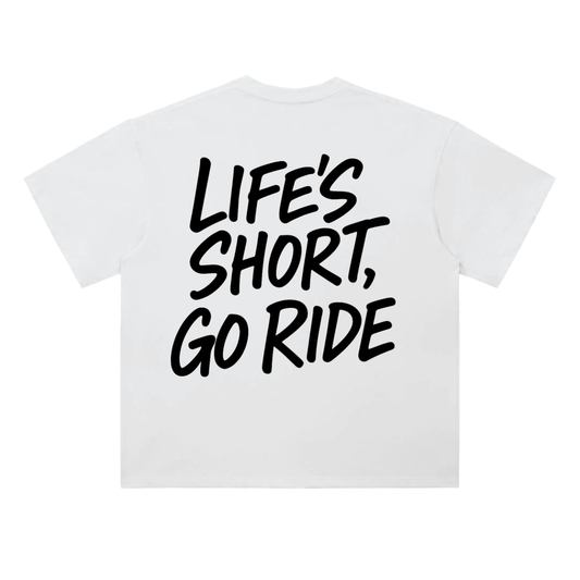 White Go Ride Tee V3