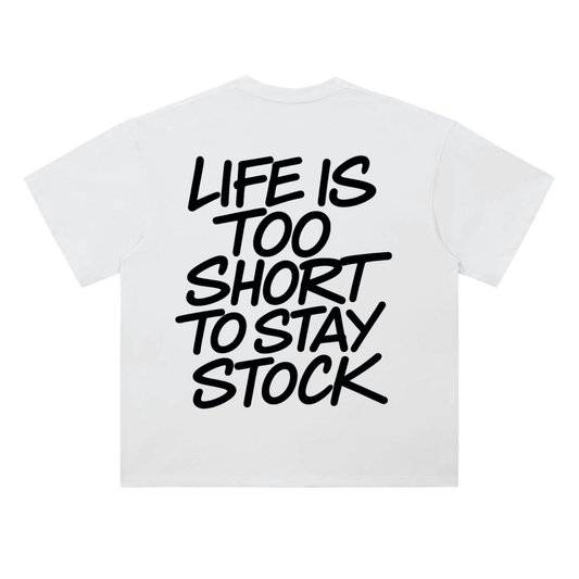 White Stay Stock Tee V3