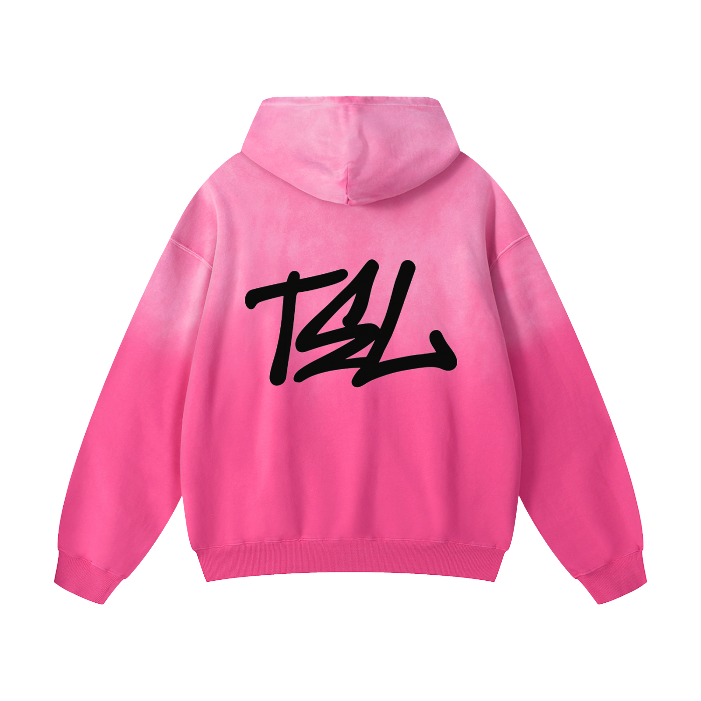 Graffiti Oversized Fade Hoodie