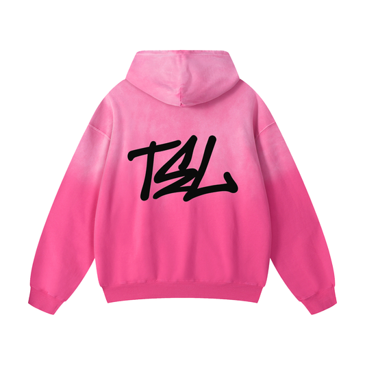 Graffiti Oversized Fade Hoodie