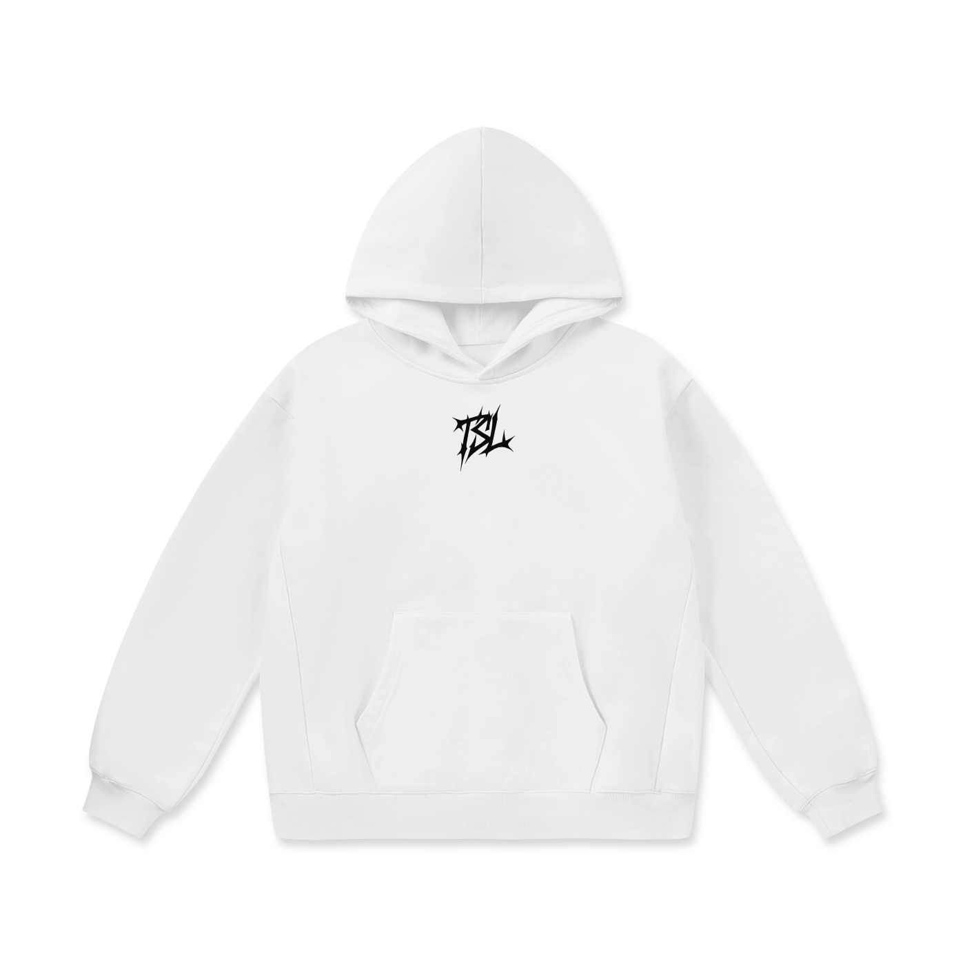 White No Plates Hoodie V3