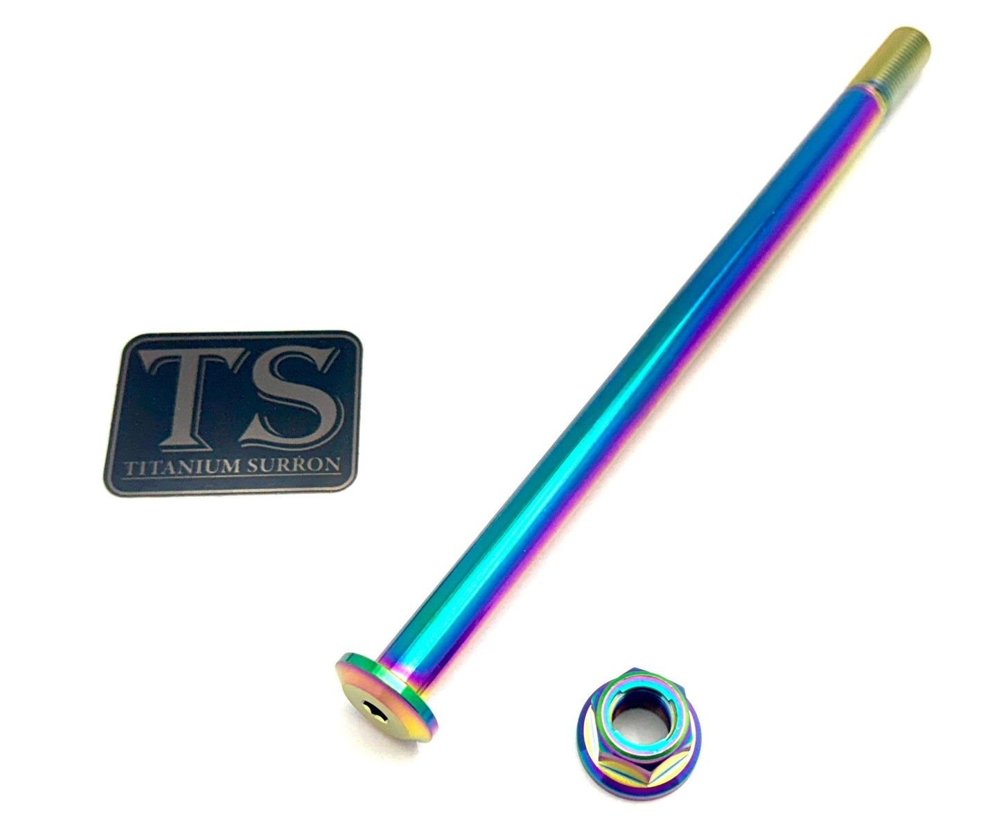 Titanium Rear Axle and Nut - Talaria (Two pcs)